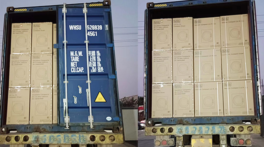 不分晝夜！完成客戶(hù)滾筒衣服烘干機發(fā)貨是職責所在