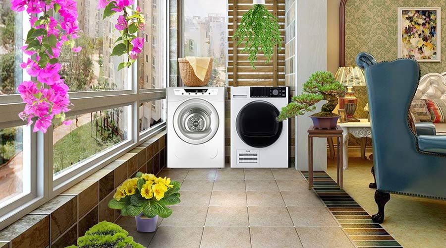 家居陽(yáng)臺晾曬衣物不干怎么辦，衣物烘干機來(lái)解決！