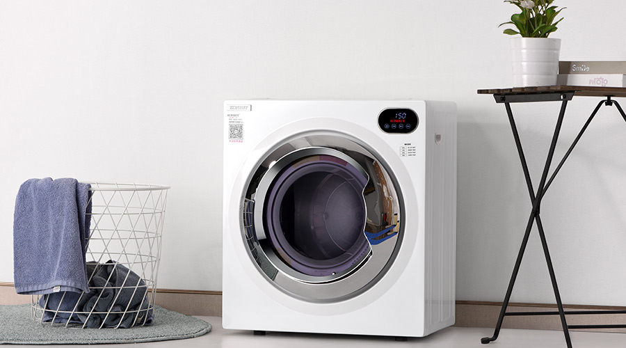 自然晾曬過(guò)的衣物灰塵多，家用衣物烘干機烘衣更干凈！