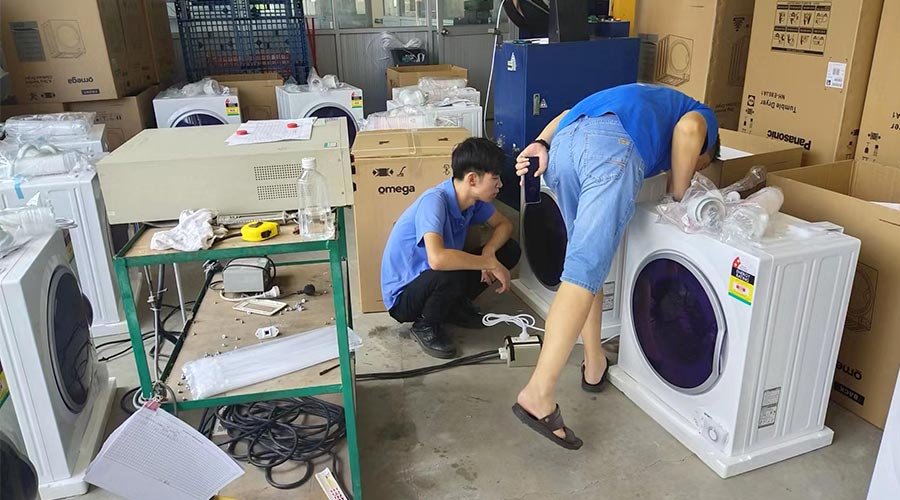 驗貨省心省力！澳洲omega客戶(hù)稱(chēng)贊衣物烘干機代工質(zhì)量高