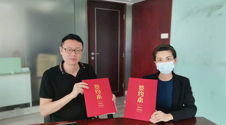 祝賀！金環(huán)電器與寧波某品牌電商客戶(hù)再次合作，簽約成功！