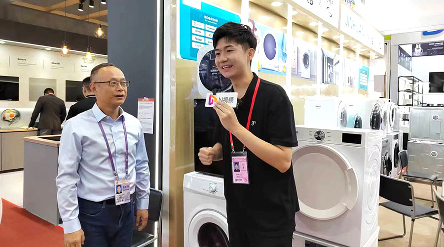 廣交會(huì )熱點(diǎn)！央視、新華網(wǎng)等媒體聚焦金環(huán)電器滾筒干衣機