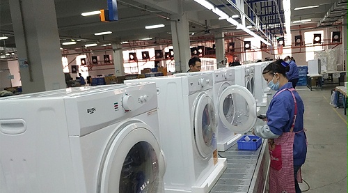 年底繁忙！金環(huán)電器全力保障英國Argos客戶(hù)滾筒干衣機生產(chǎn)